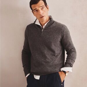 NAADAM Men's Granite Zip-Up Sweater XL